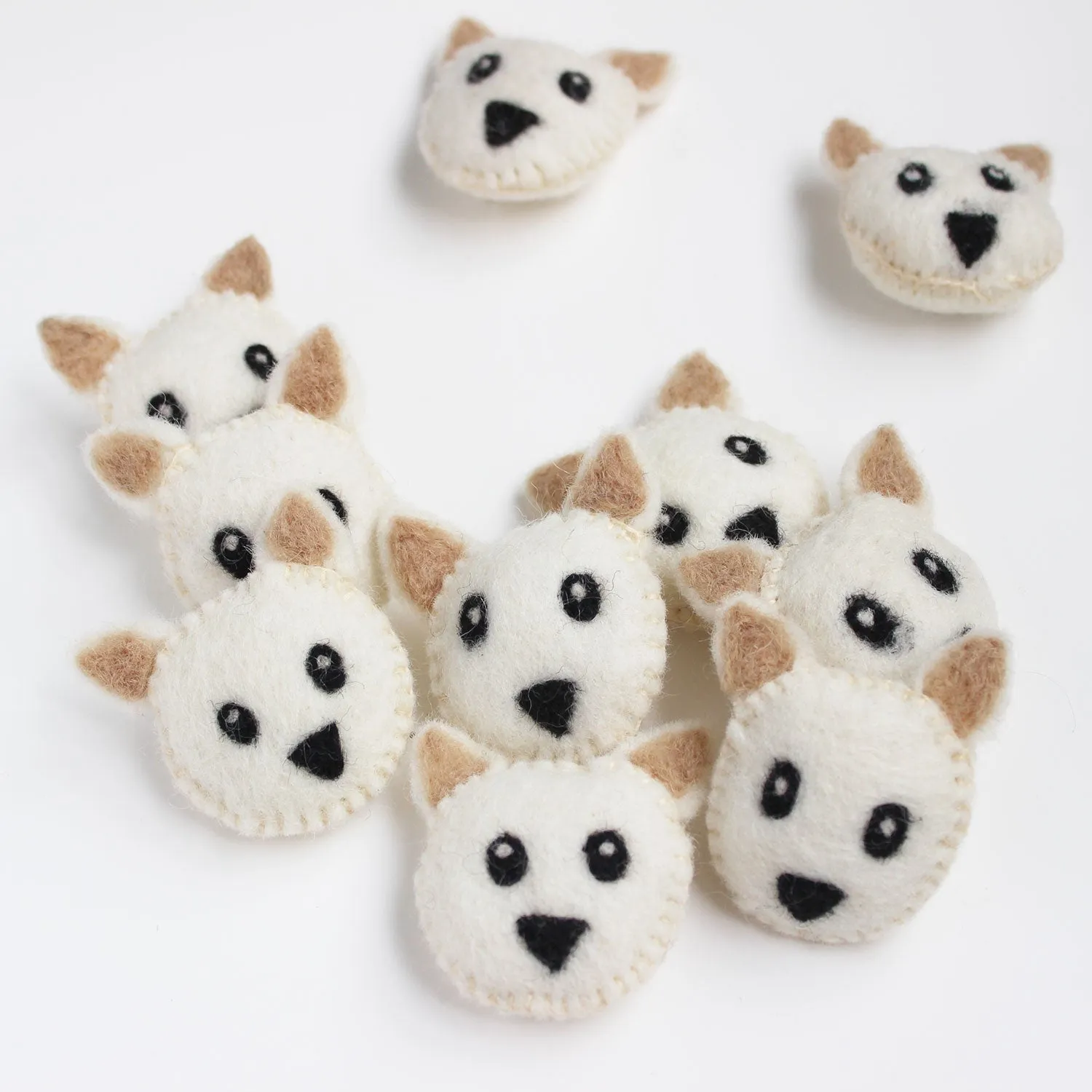 Felt Animal Heads Assorted