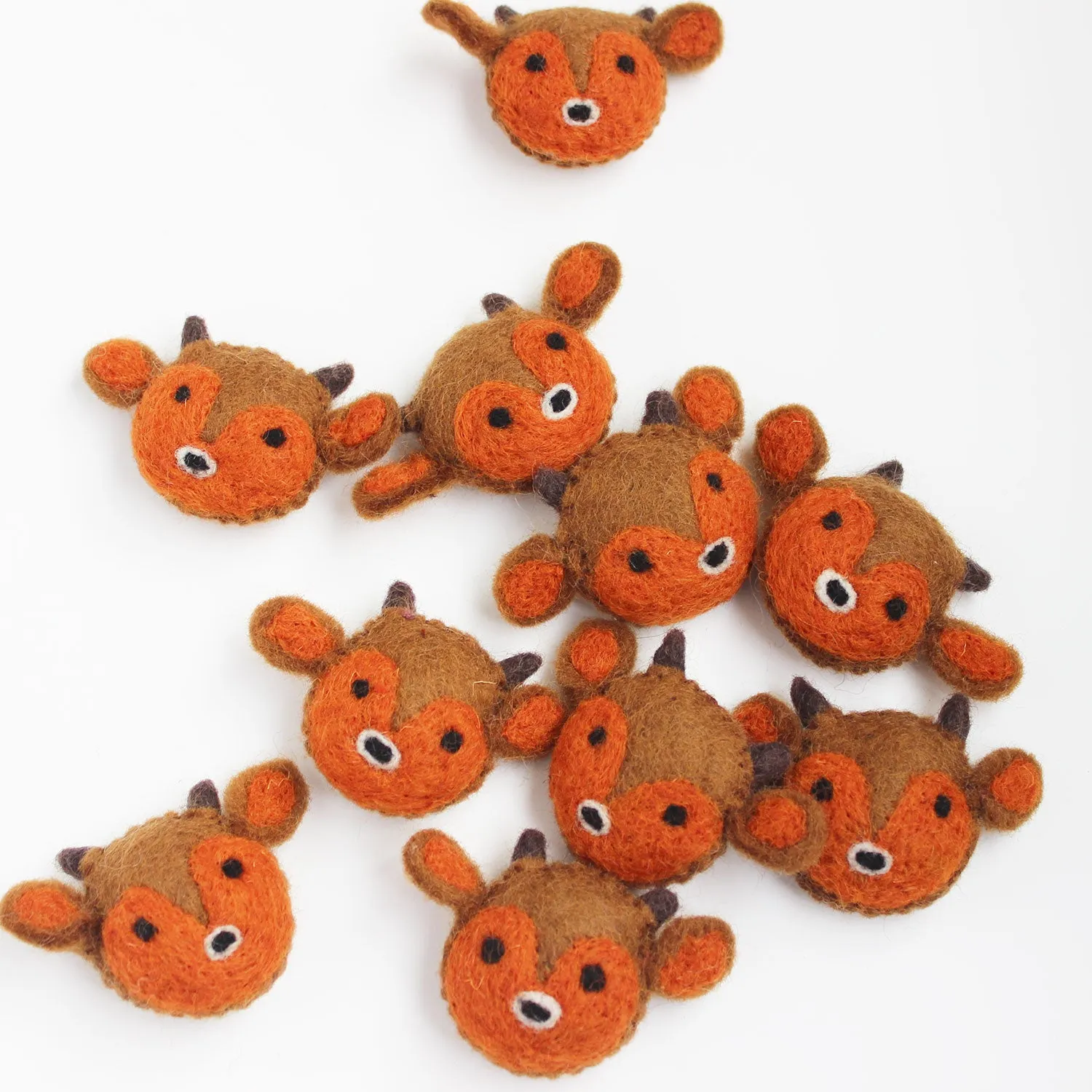 Felt Animal Heads Assorted