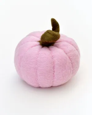 Felt Pastel Pink Pumpkin
