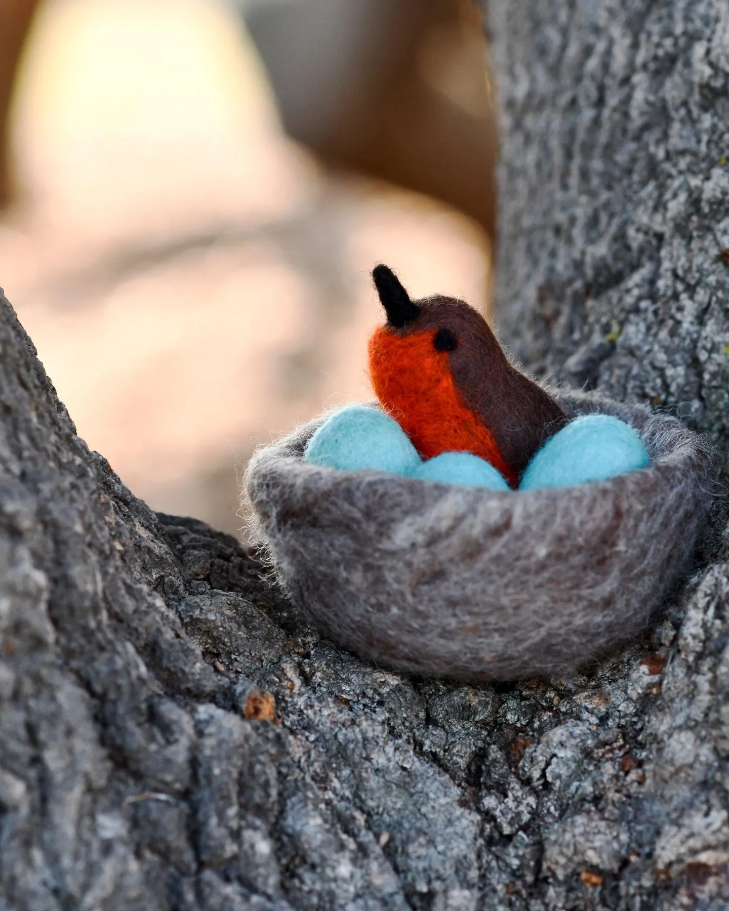 Felt Robin Bird