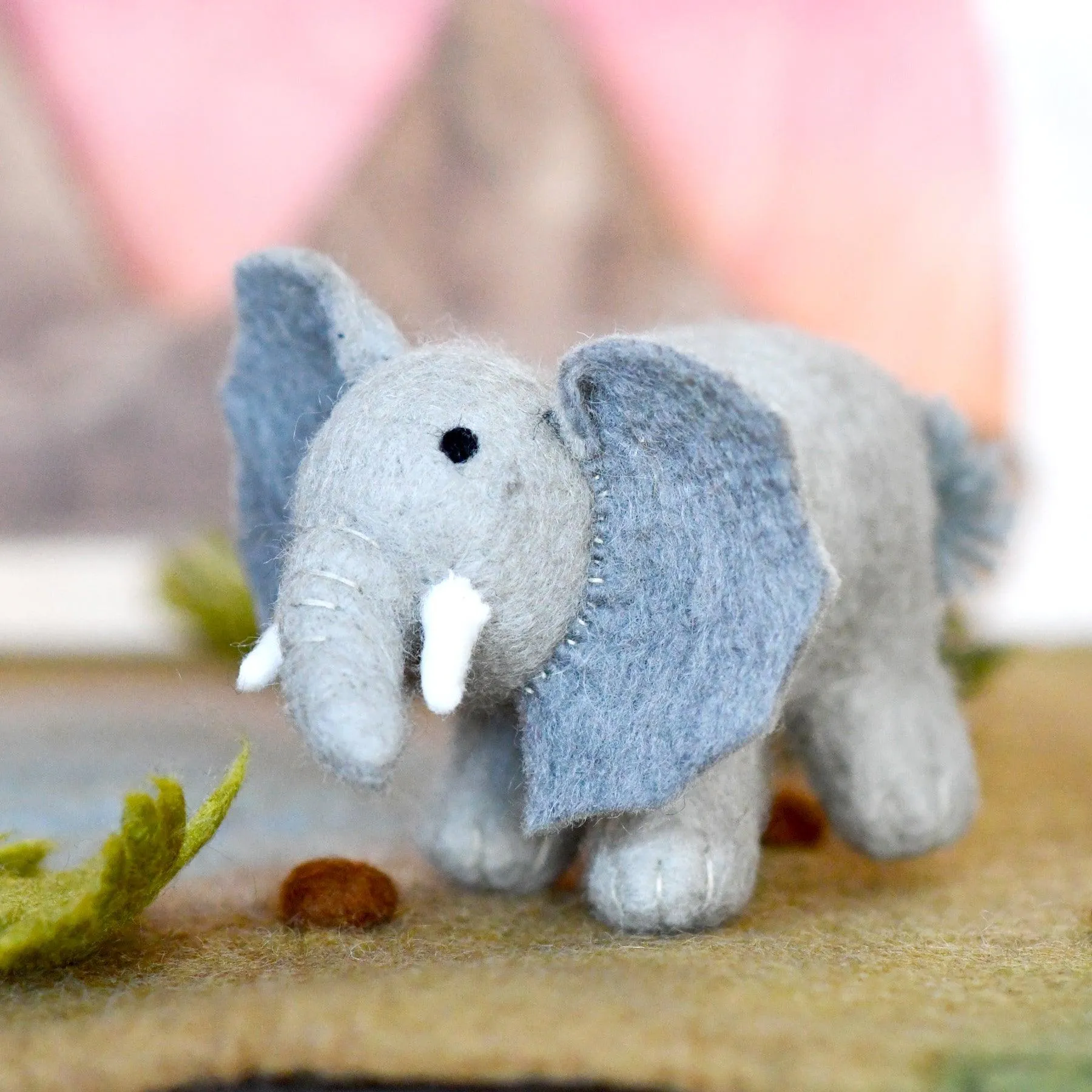Felt Safari Elephant Toy