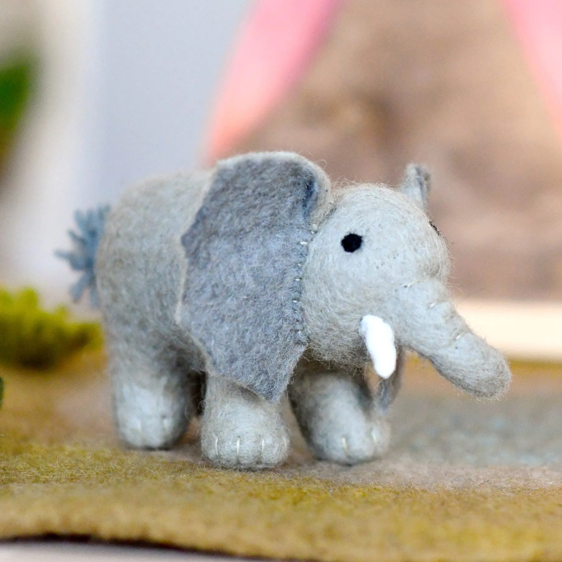 Felt Safari Elephant Toy