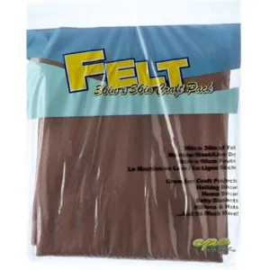 Felt Sheet 36 x 36in Cocoa