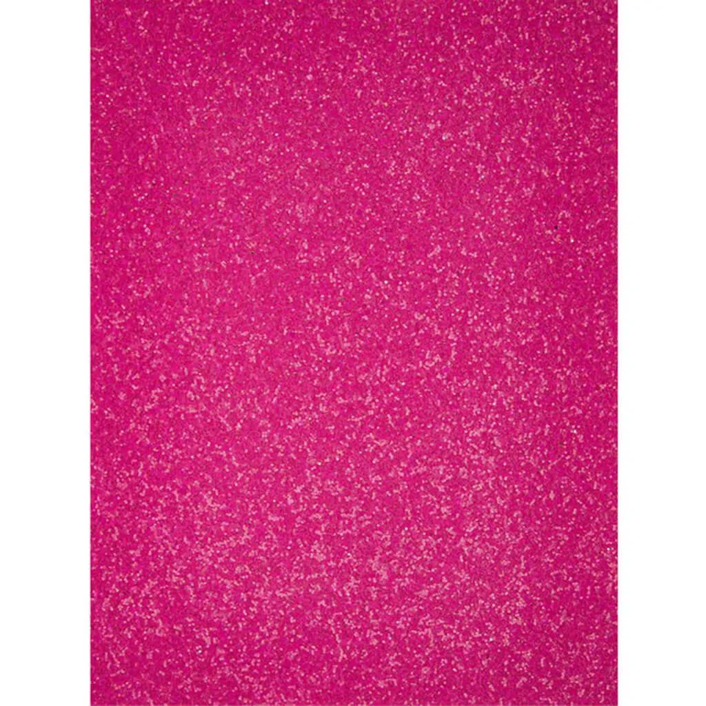 Felt Sheet Glimmer 09 x 12in Fuschia