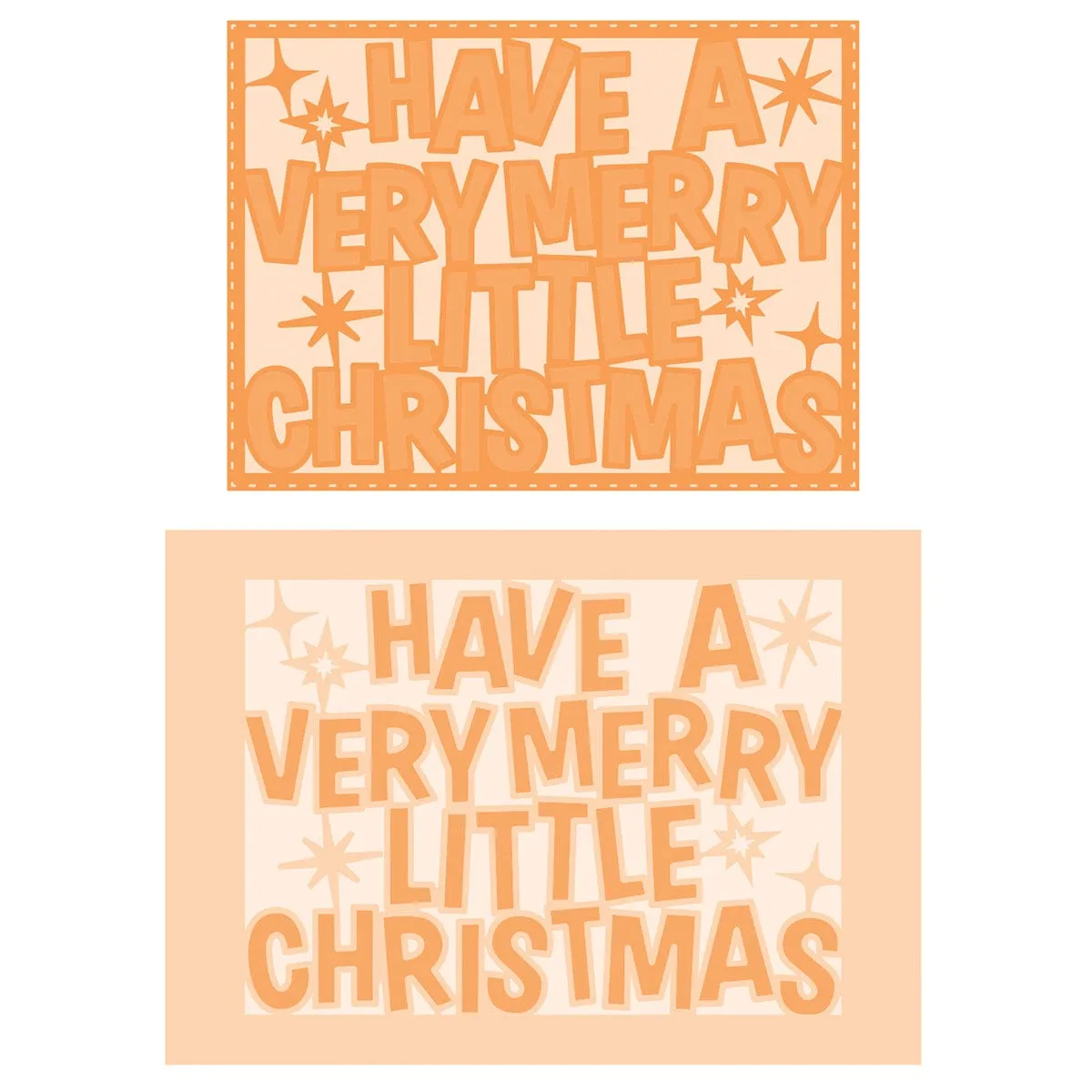 Festive Frames - A Merry Little Christmas Die Set - 5290e