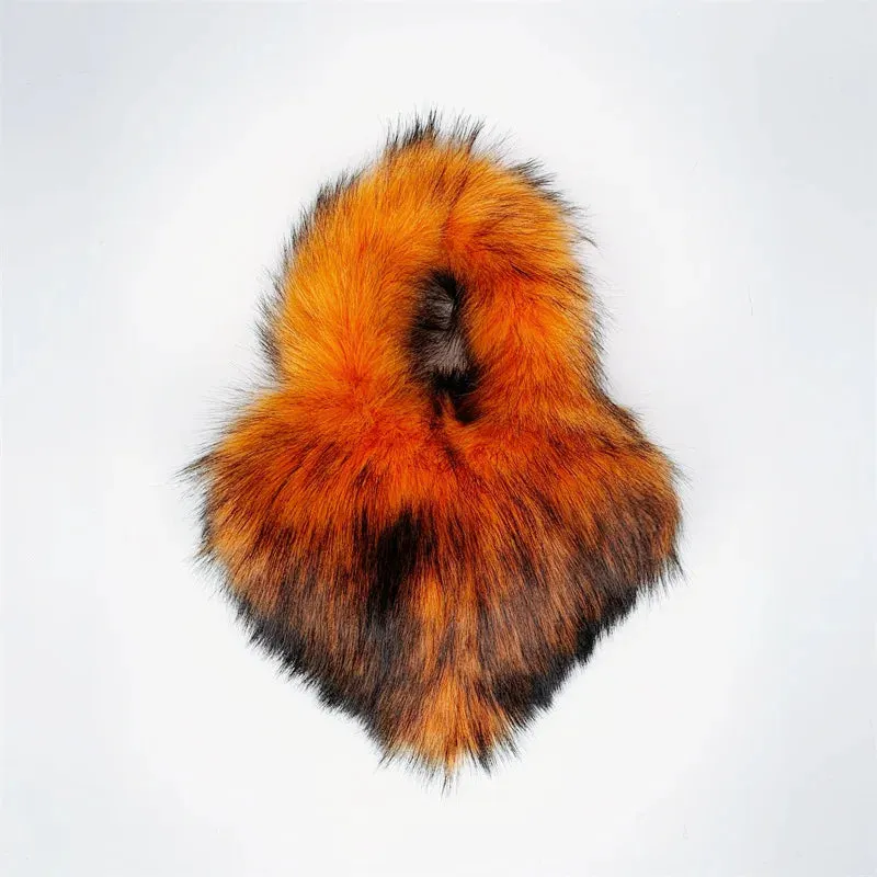 Fluffy Plush Winter Heart Handbags