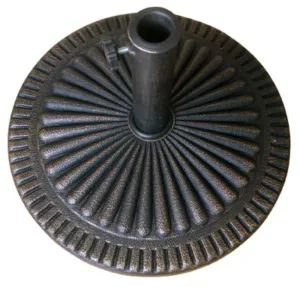 Four Seasons Courtyard 852009 Composite Umbrella Base, Bronze, 22" Diameter