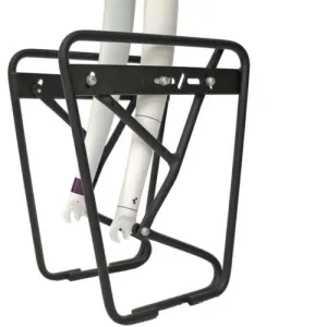 Front Push Lowrider Alloy Bike Pannier Rack Bicycle Luggage Carrier Black