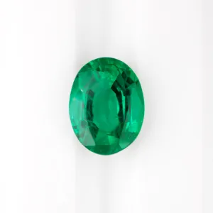 GIA CERTIFIED EMERALD 1.76ct OVAL SHAPE CUT NATURAL GREEN LOOSE GEMSTONE 1.75ct
