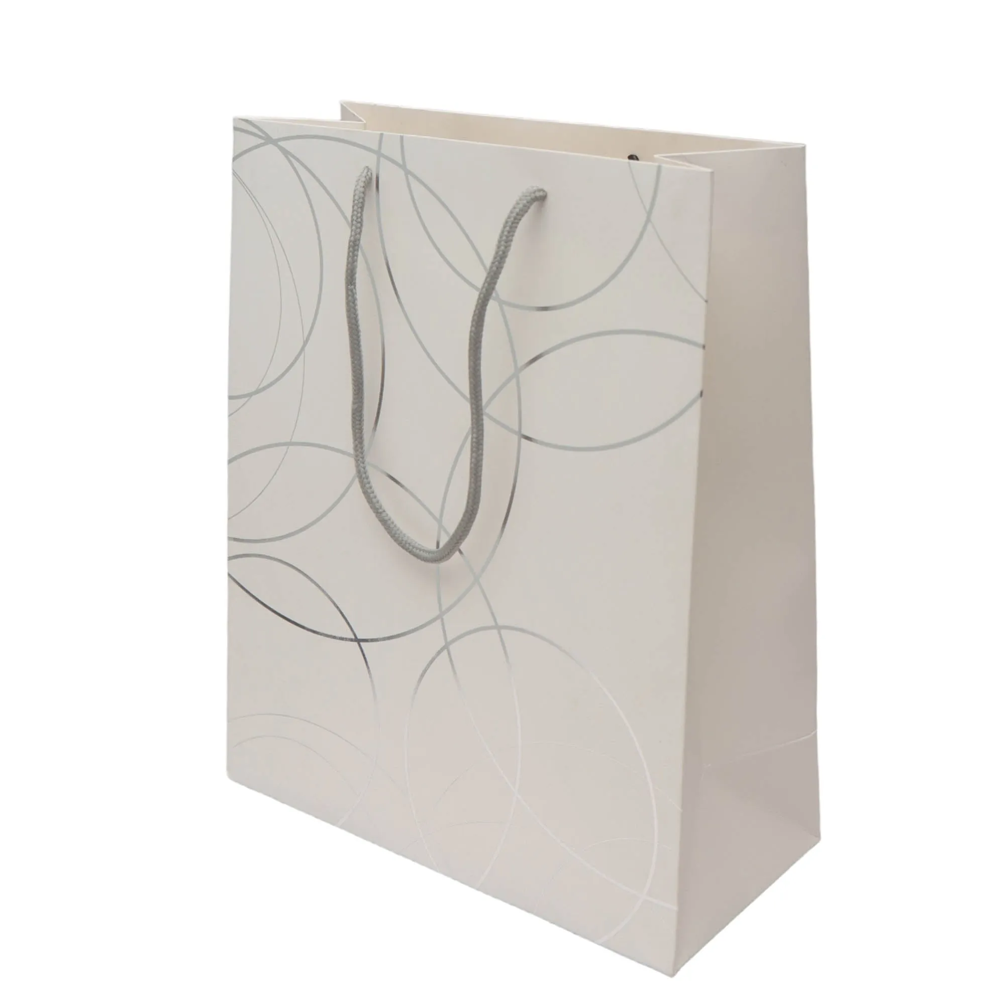 Gift Paper Bag Cirlces 18x23cm Small