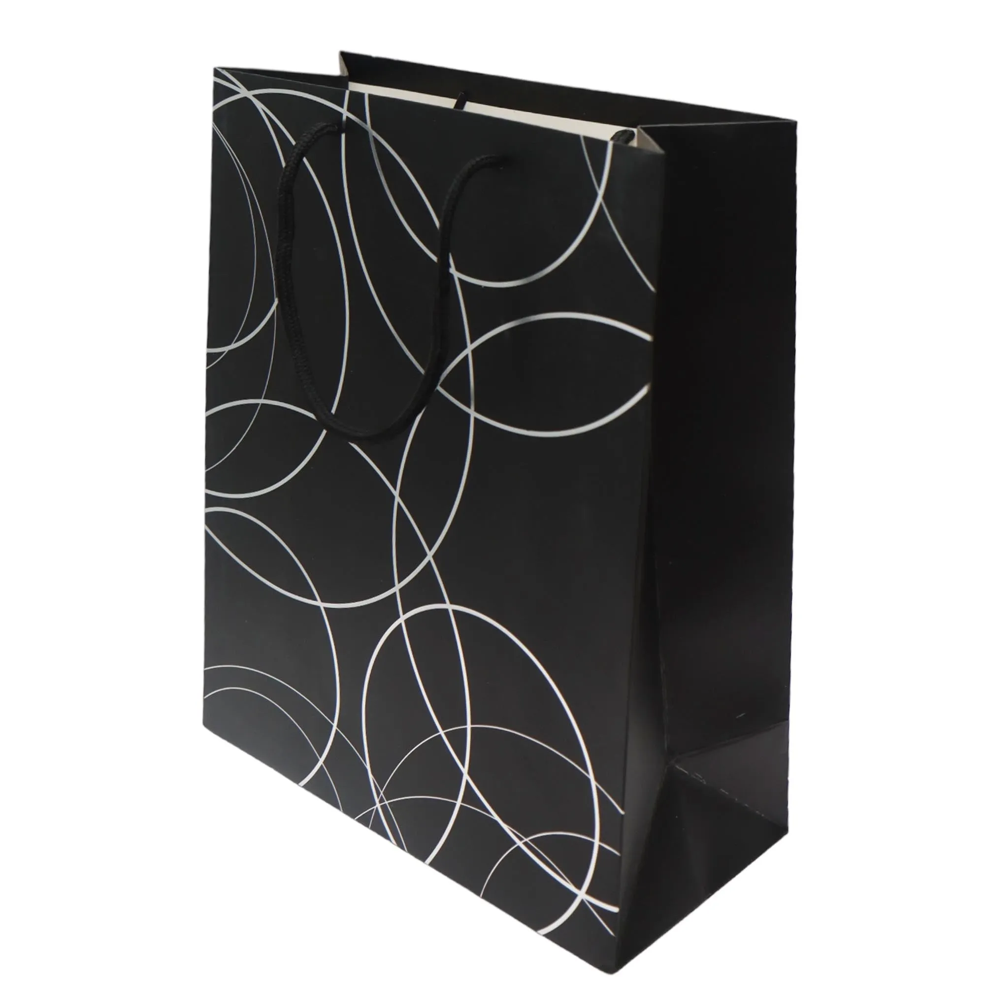 Gift Paper Bag Cirlces 18x23cm Small