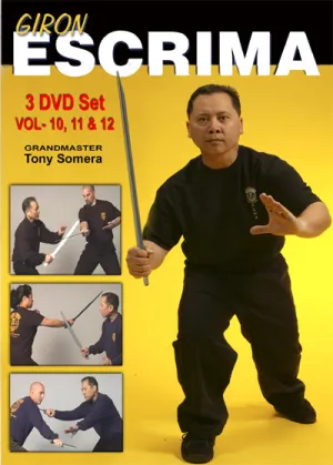 Giron Escrima (Vol 10-12) 3 DVD Set by Tony Somera
