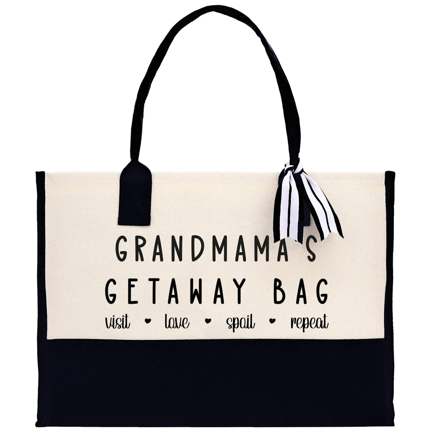 Grandmama's Getaway Bag Tote Bag Grandma's Getaway Bag Grandma Nana Bag Grandma Gift Bag Shopping Bag Mothers Day Gift Live Love Spoil Bag