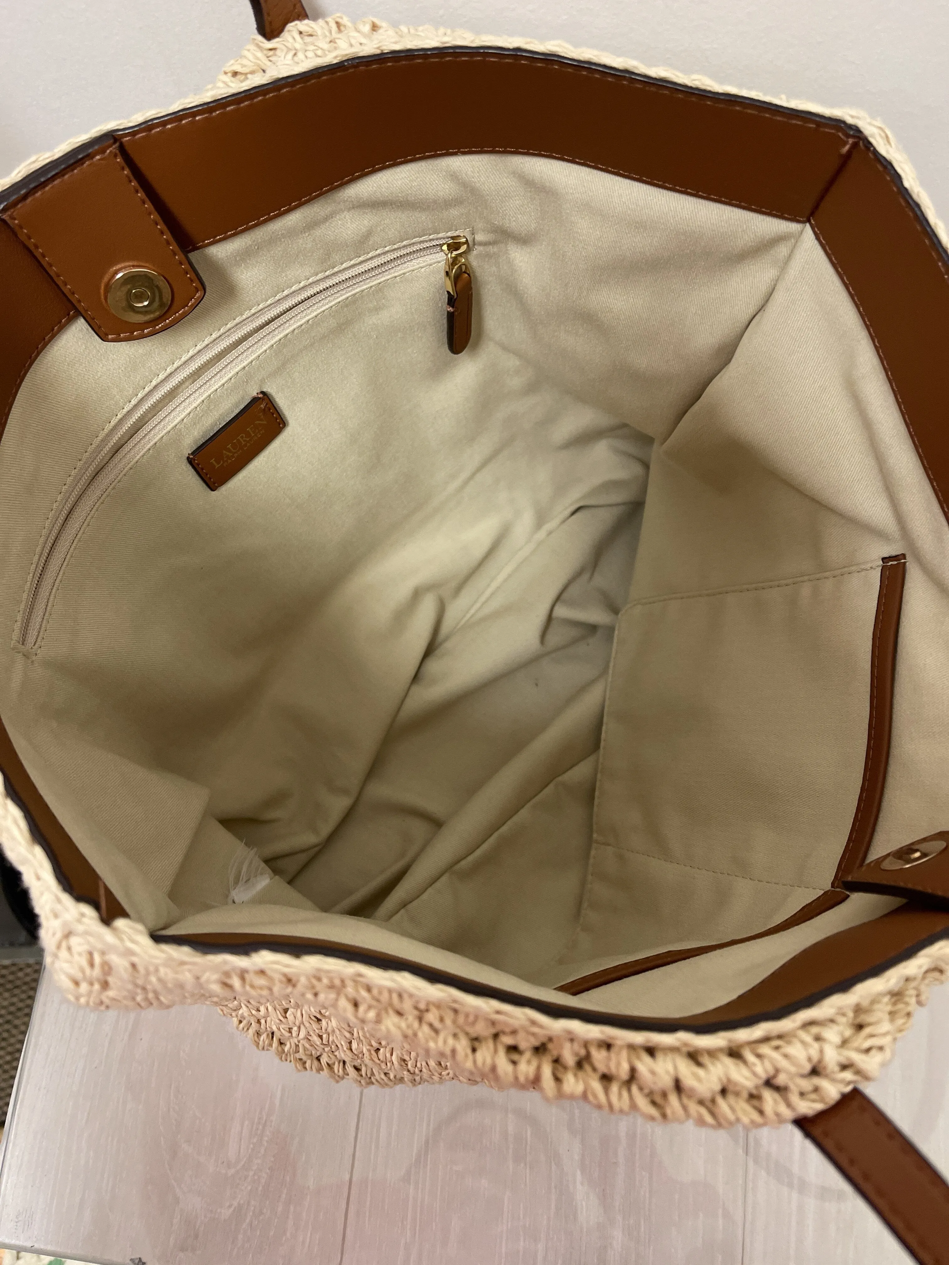 Handbag By Ralph Lauren  Size: Large