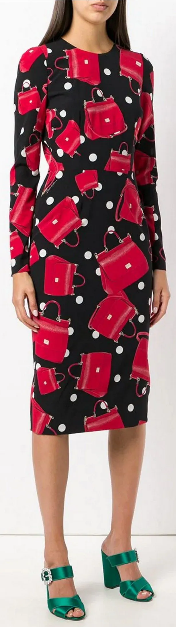 Handbag Print Dress