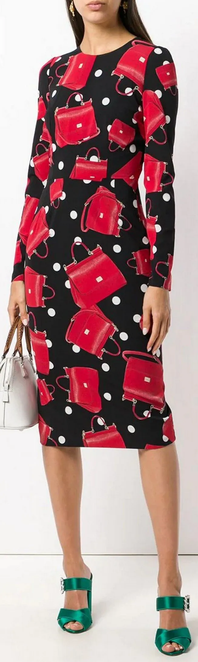 Handbag Print Dress