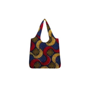 Handmade African Print Ankara Tote Bag | Water Proof Ankara Shopping Bag - Moyo