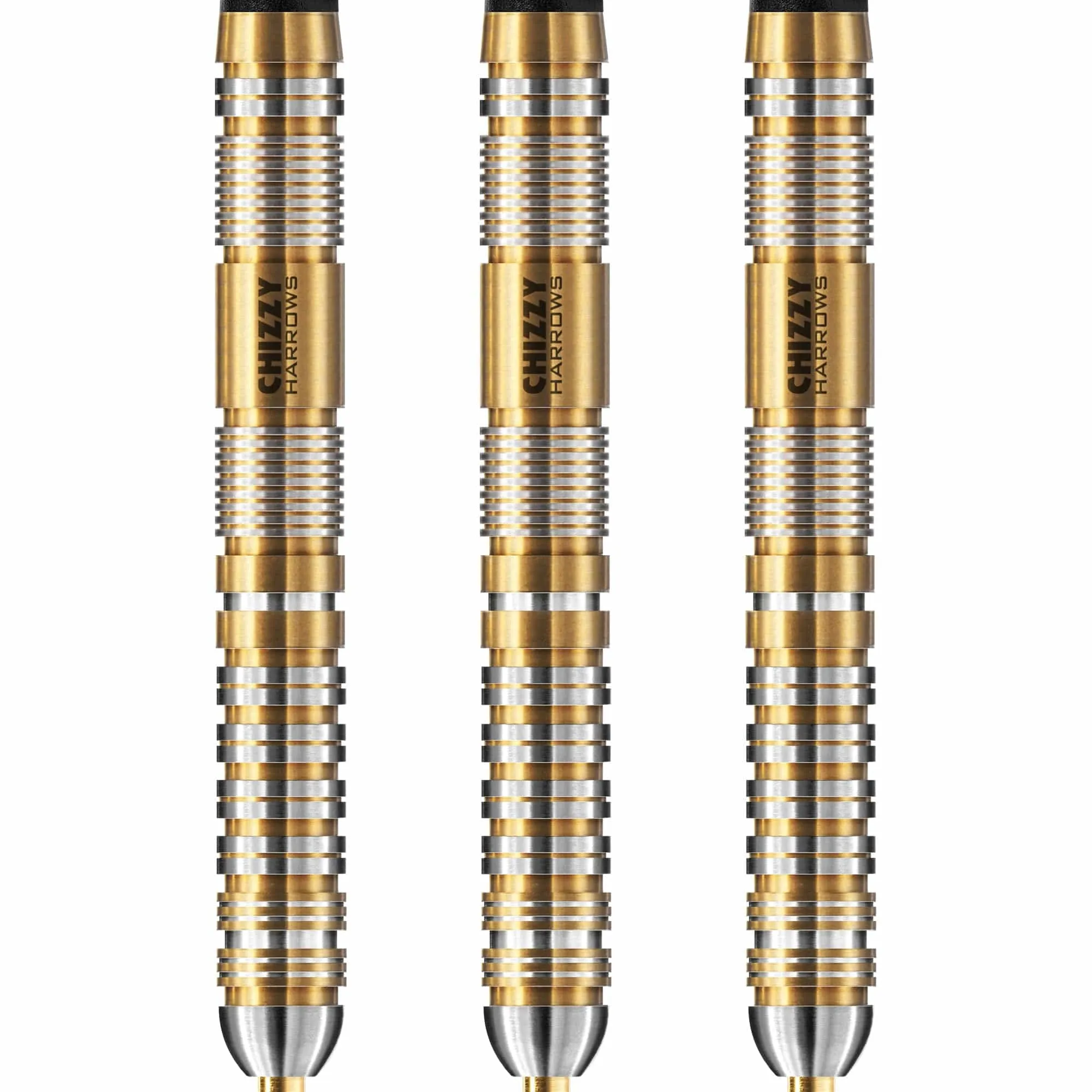Harrows Chizzy v2 Darts - Steel Tip - 90% - Dave Chisnall - Gold Titanium
