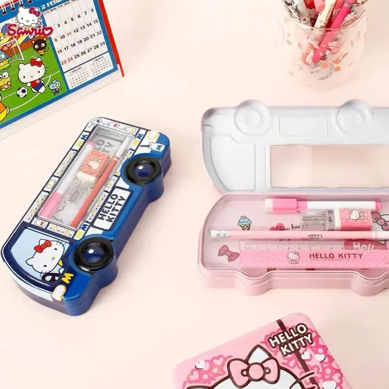 Hello Kitty Pencil Case Creative Bus Shape