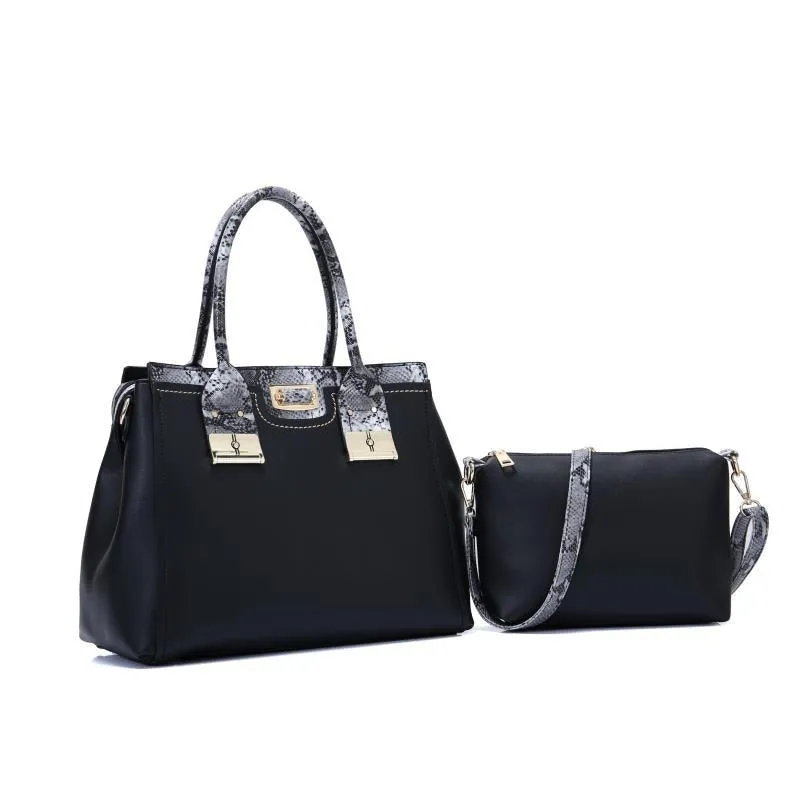 High Quality Women's Leather With Inner Black HandBag