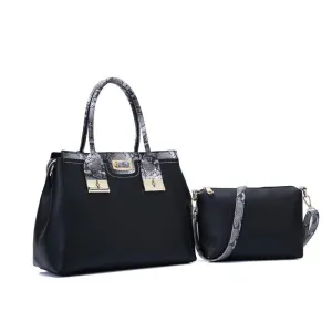High Quality Women's Leather With Inner Black HandBag