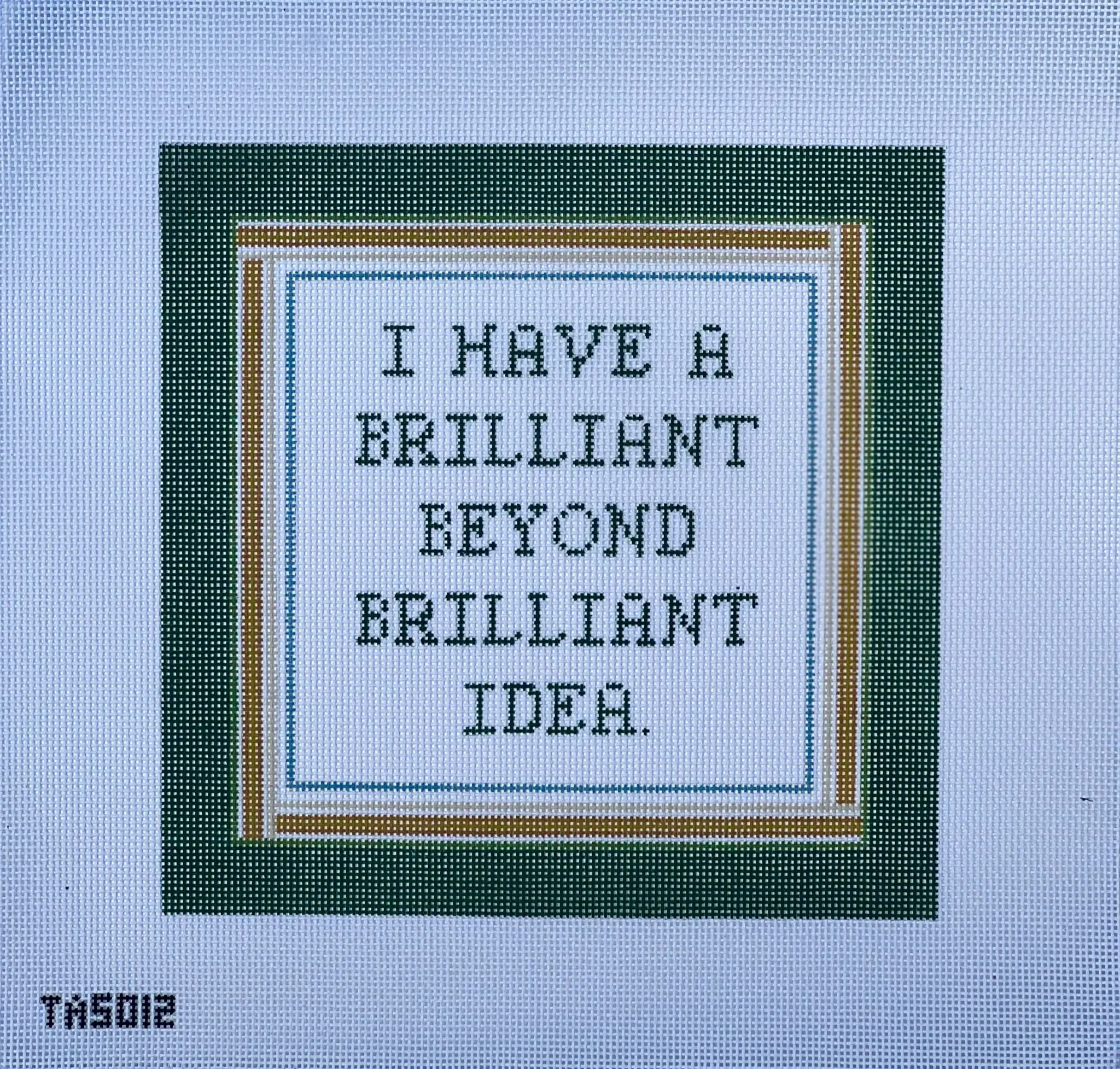 I Have a Brilliant Beyond Brilliant Idea Canvas