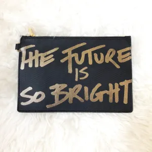 India Hicks Flat Stanley Clutch NEW