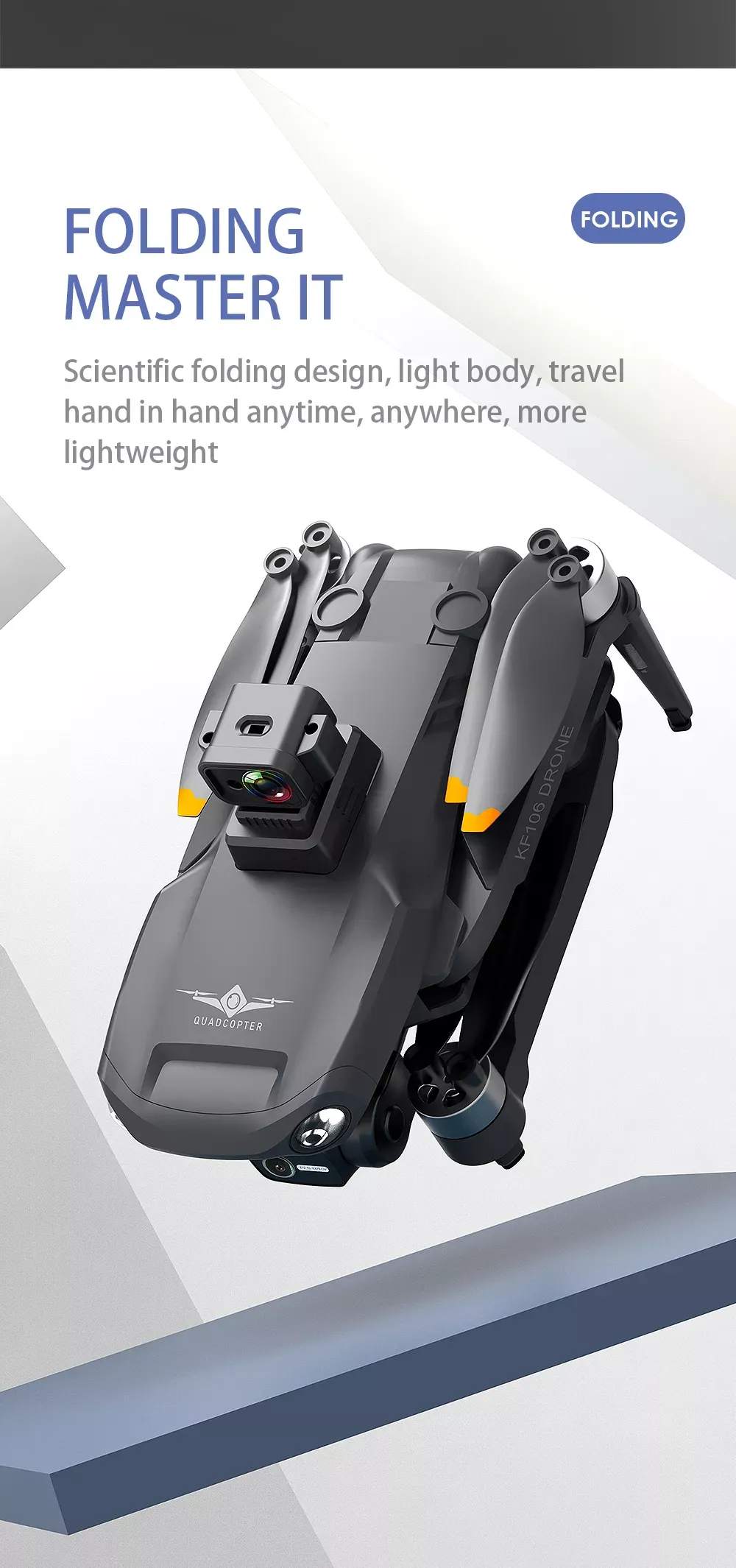 iSKF106 Max 4K Drone | 3-Axis Gimbal