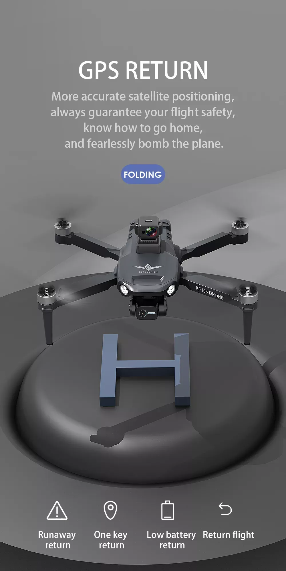 iSKF106 Max 4K Drone | 3-Axis Gimbal