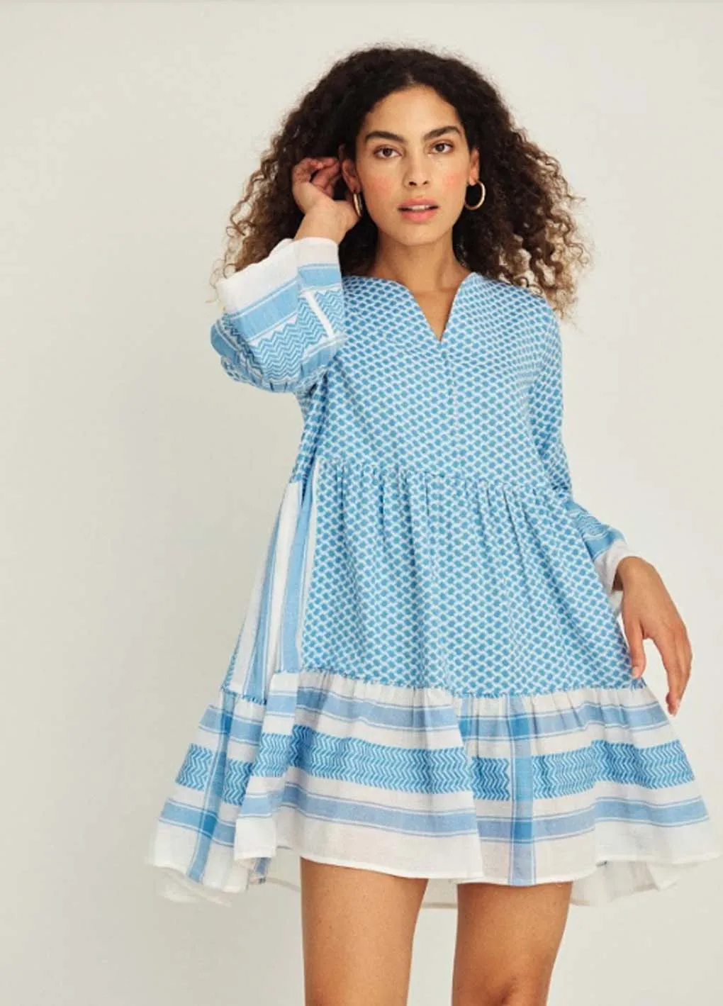 Julia Dress White/Arctic