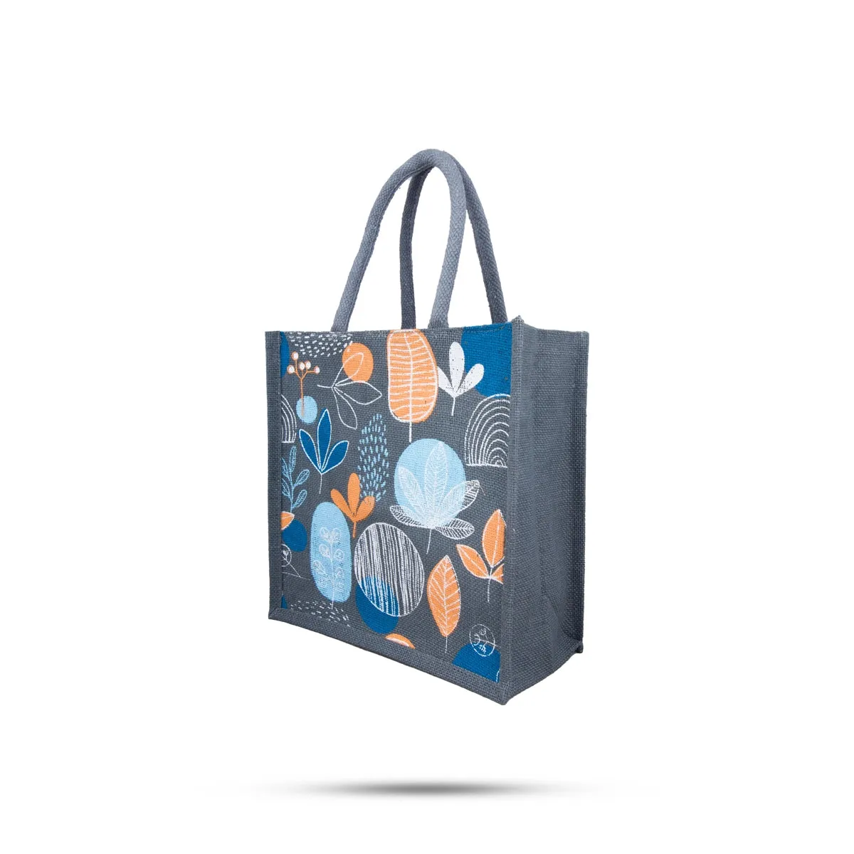 Jute Lunch Bag with Zip - 12 x 12 Inches | Jute Bag/ Handbag/ Tote Bag for Women