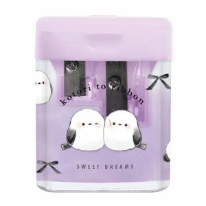 Kamio Bows Long-Tailed Tit For Soft & Hard Lead 2-Hole Pencil Sharpener