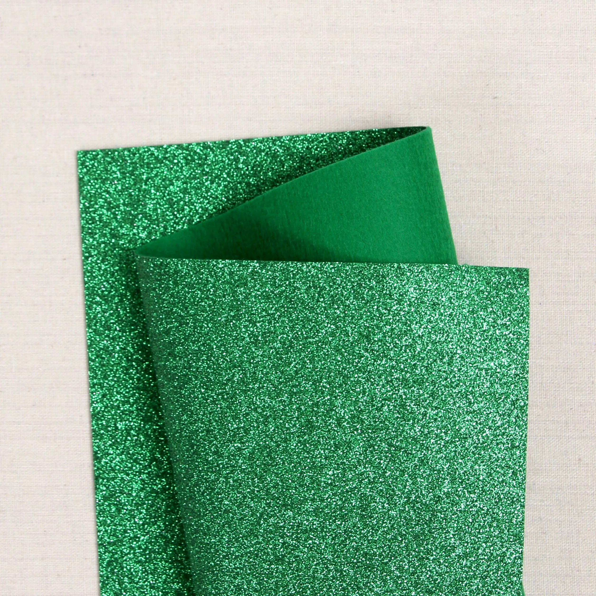 Kelly Glitter Felt
