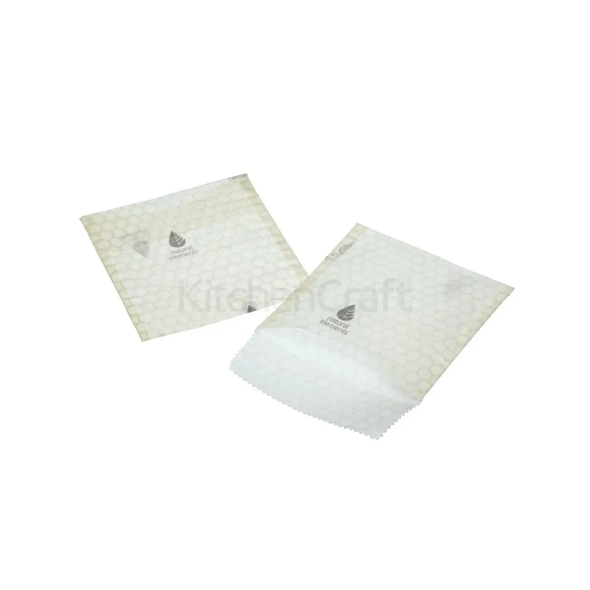 KitchenCraft Natural Elements Eco-Friendly Set of Two Beeswax Sandwich Bags