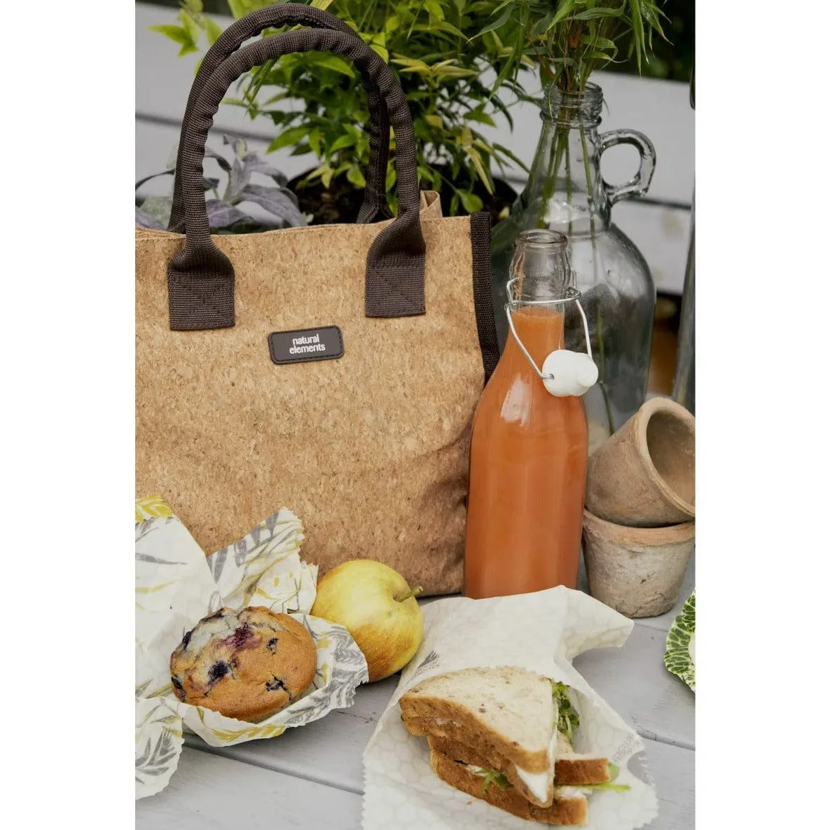 KitchenCraft Natural Elements Eco-Friendly Set of Two Beeswax Sandwich Bags