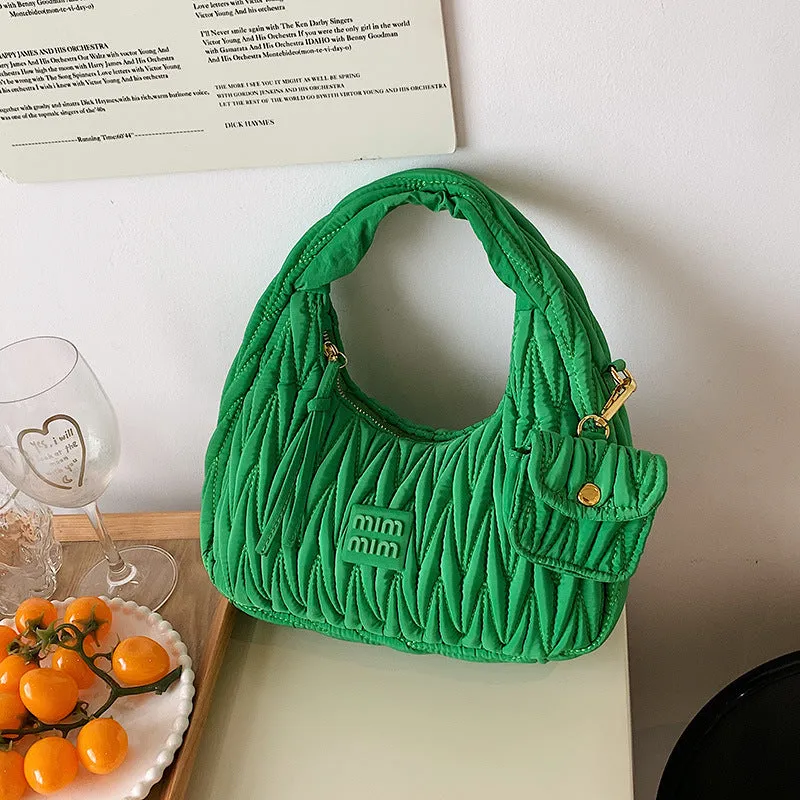 Korean All Ins Handbag Popular Single Shoulder Fold Underarm