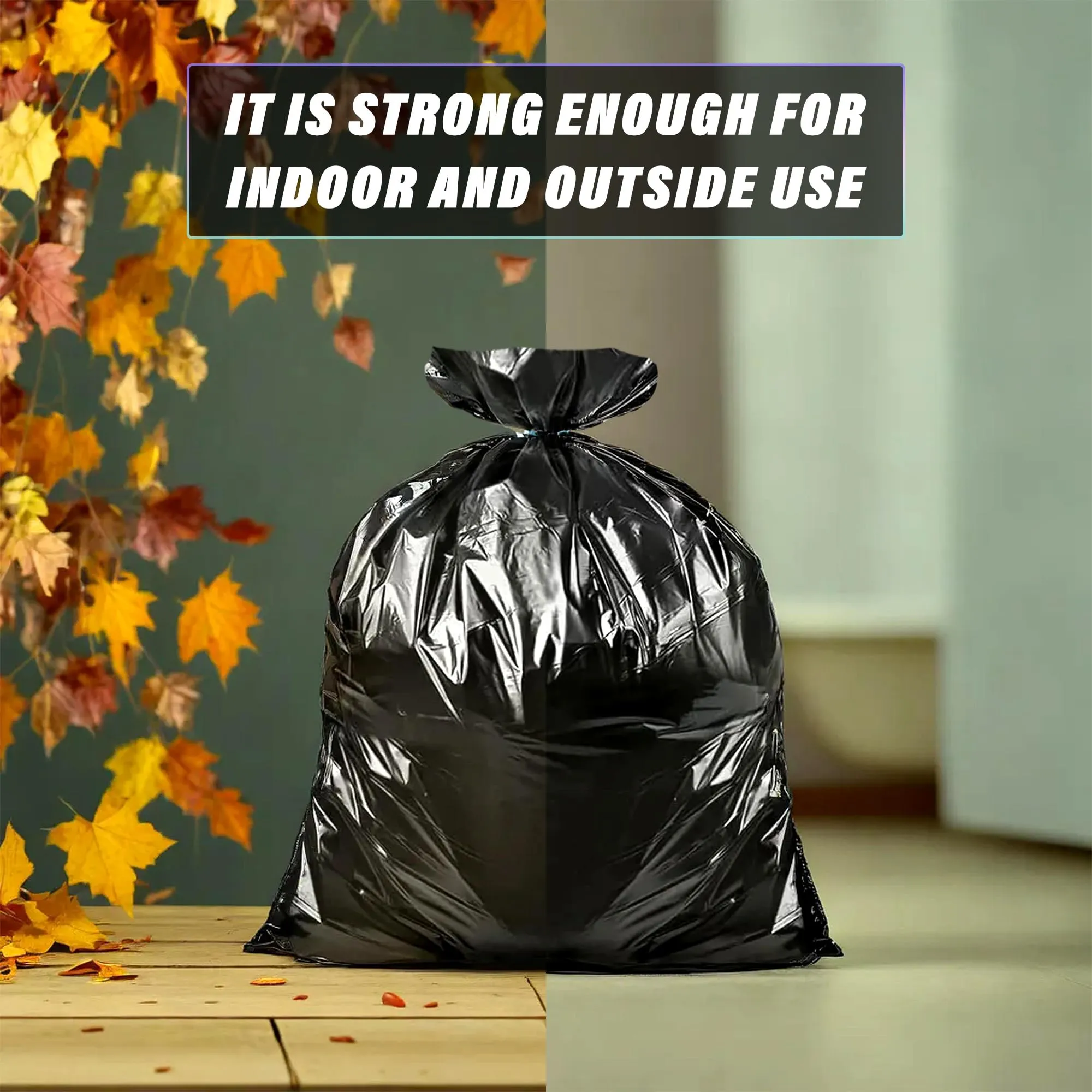 Kuber Industries (Small) Eco - Friendly Dustbin Bags - (90 Pcs) Leakproof | Odour Free | Strong Garbage Bags - For Trash And Waste - Dustbin Covers For Home And Office (19 x 17 Inches) (Black)