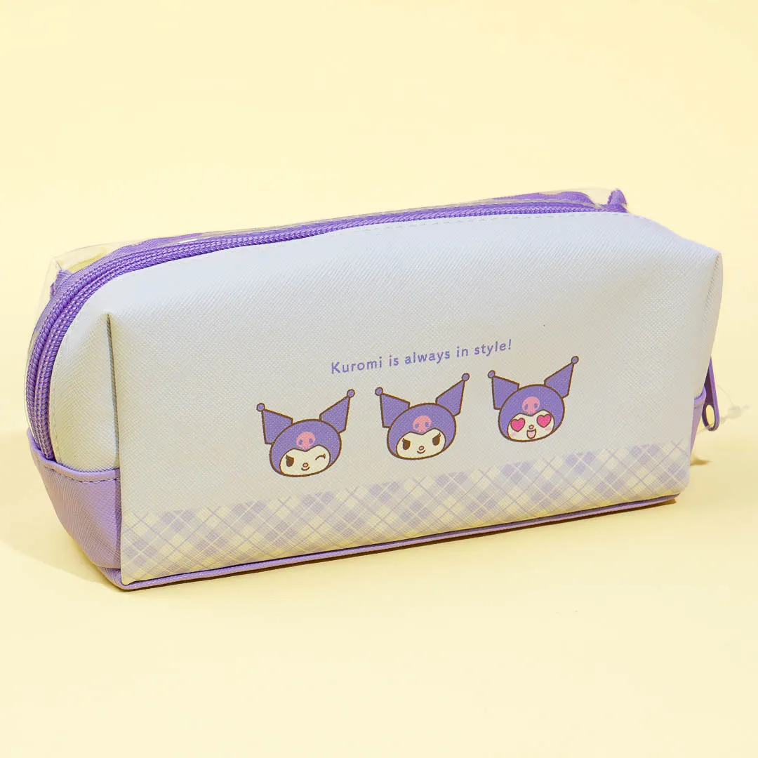 Kuromi Always In Style Twin Zipper Pen Case