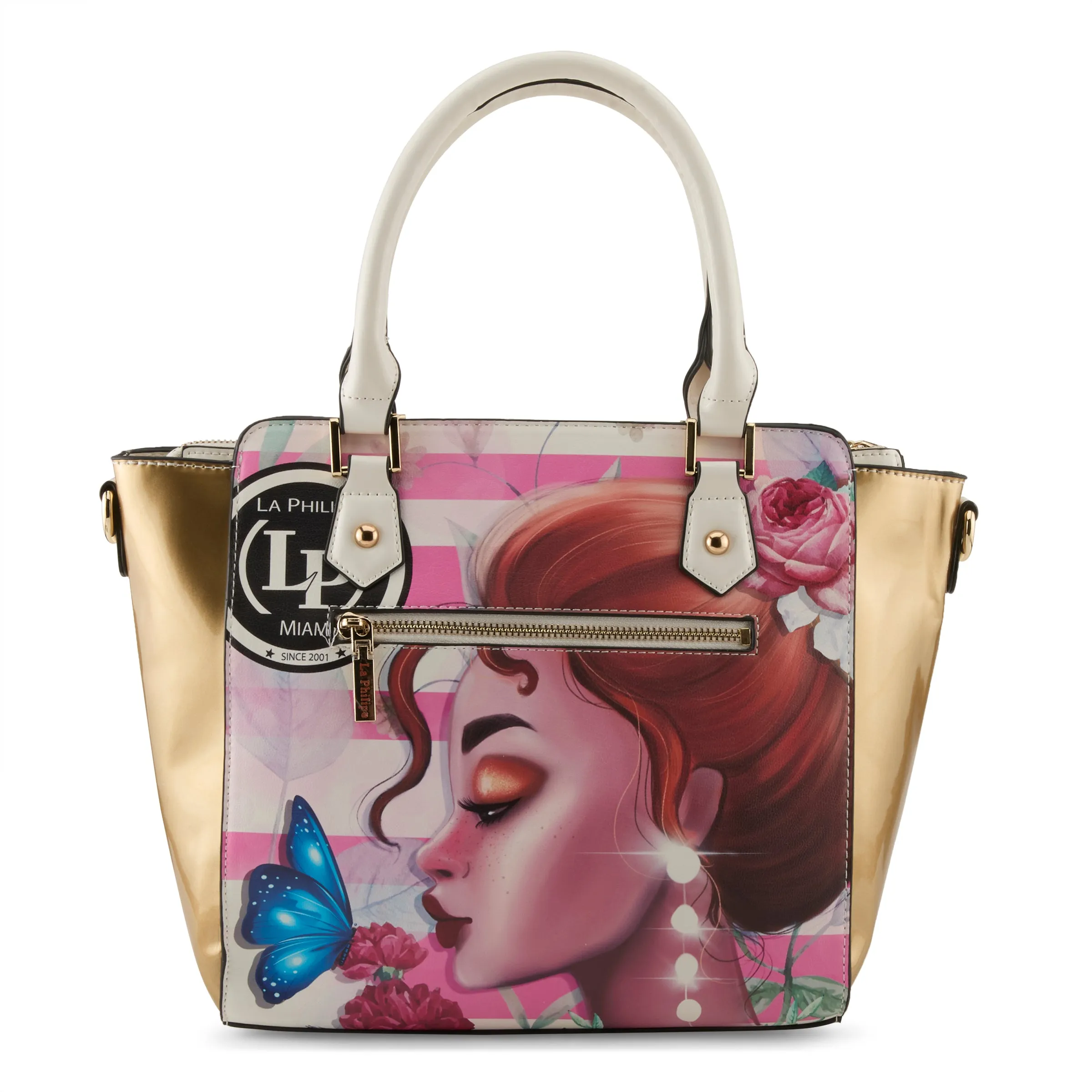 LA PHILIPE LP1022-14 PINK BEAUTY HANDBAG-SATCHEL