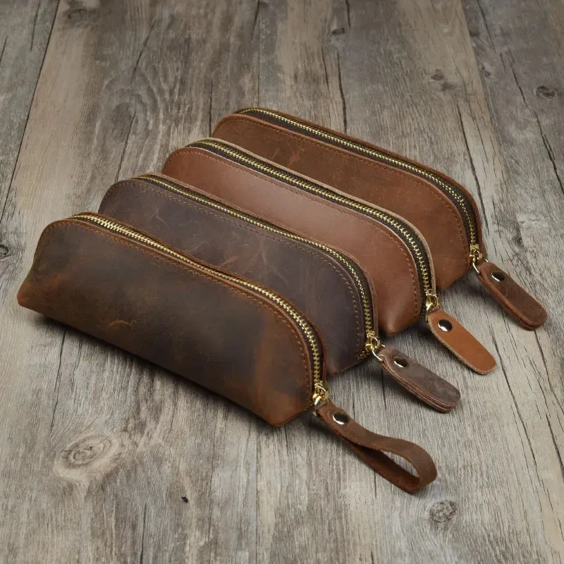 Leather Retro Pencil Case