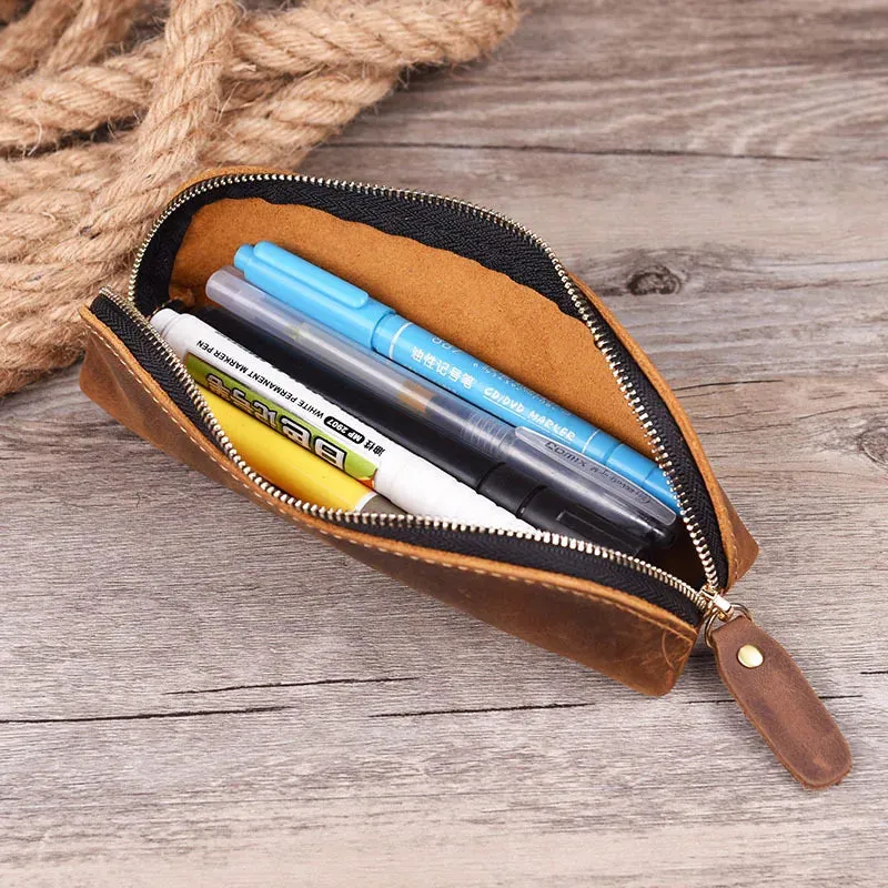 Leather Retro Pencil Case