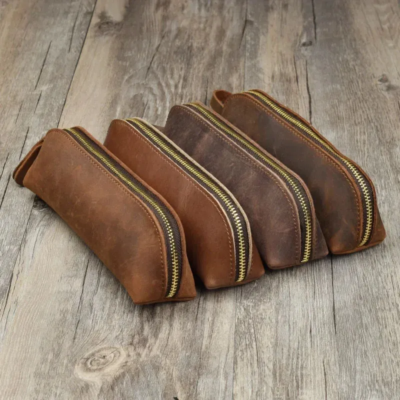 Leather Retro Pencil Case