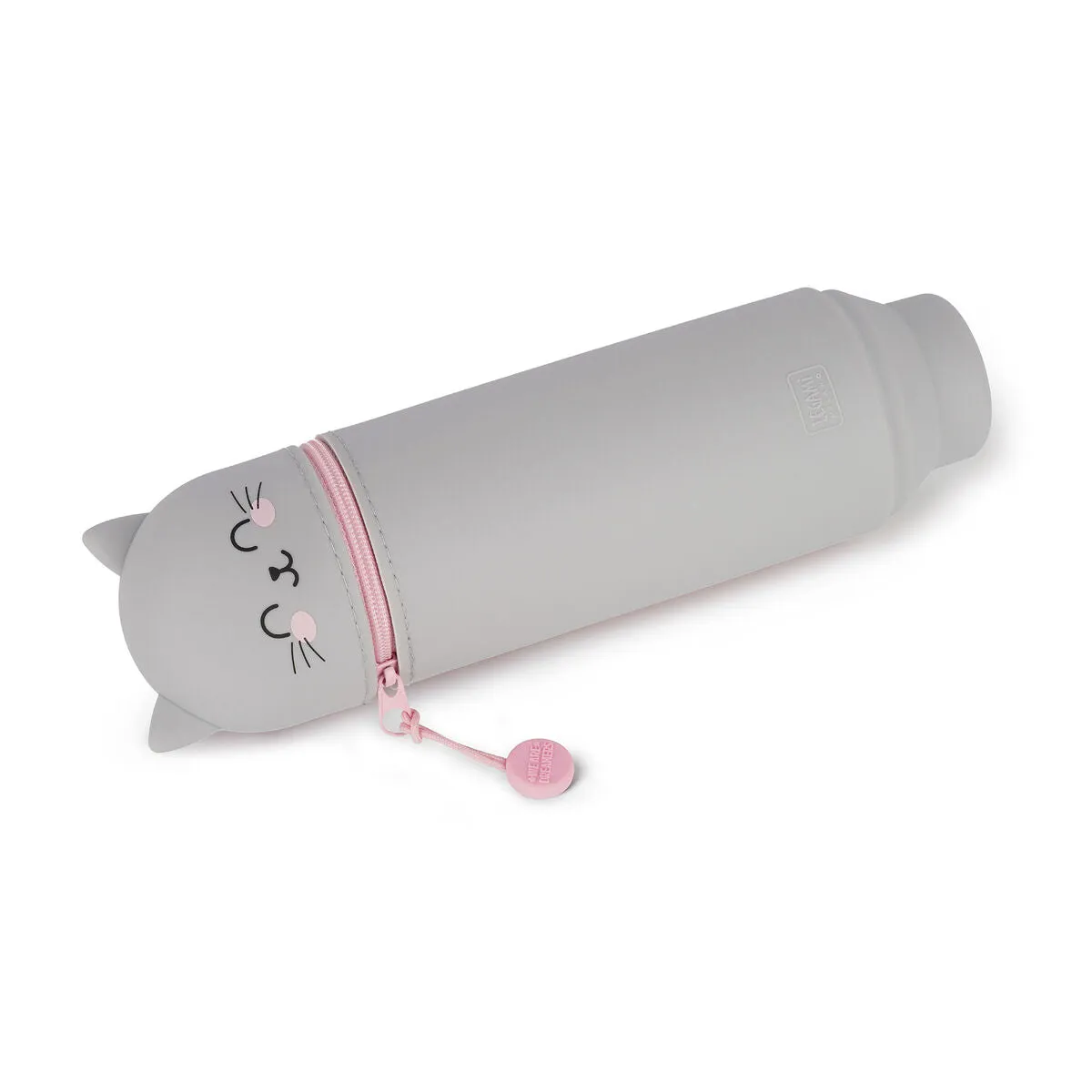 Legami: Kawaii 2 in 1 Soft Silicone Pencil Case Kitty Cat