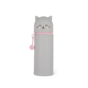 Legami: Kawaii 2 in 1 Soft Silicone Pencil Case Kitty Cat