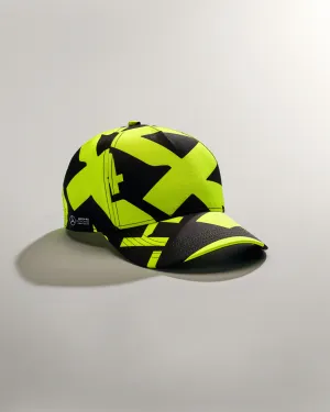 Lewis Hamilton AOP Cap Neon Yellow