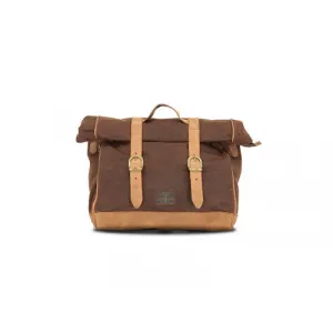 Longride Waxed Canvas Multifit Saddlebag Brown - 18 Liters