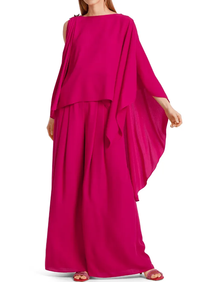 Marc Cain Collections Stole Top In Deep Fuchsia WC B3.01 W90 COL 267