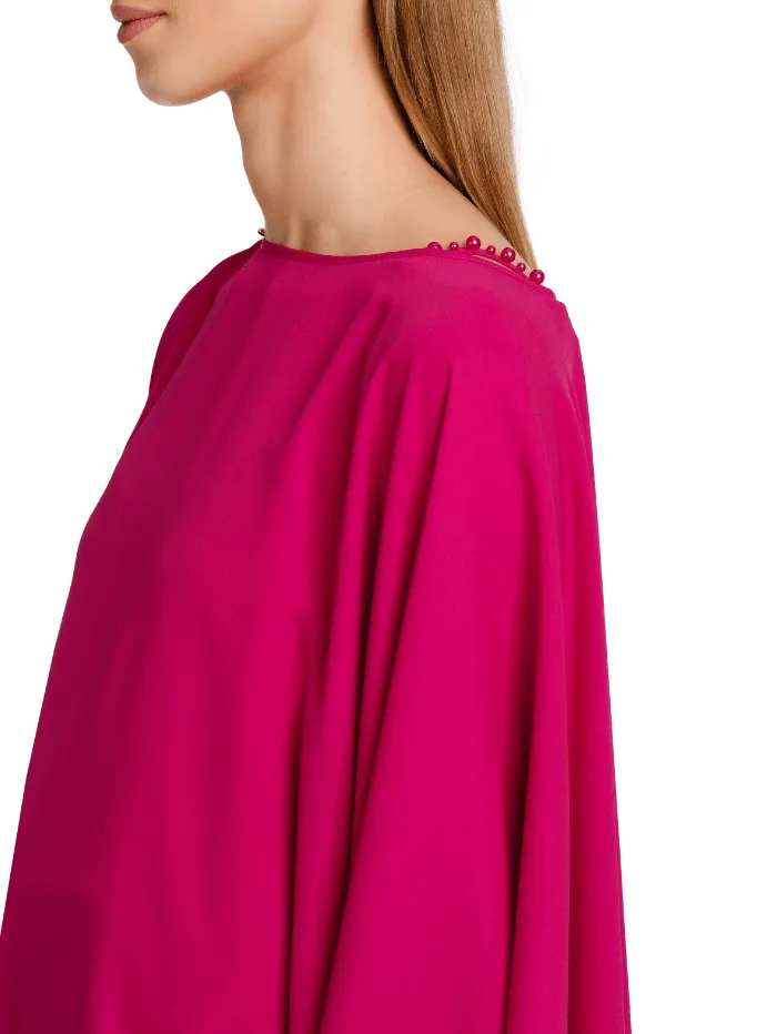 Marc Cain Collections Stole Top In Deep Fuchsia WC B3.01 W90 COL 267