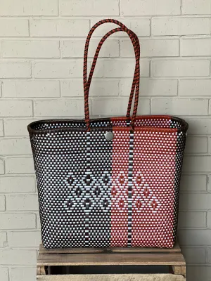 Maria Victoria Brown Orange White Women Tote Bag