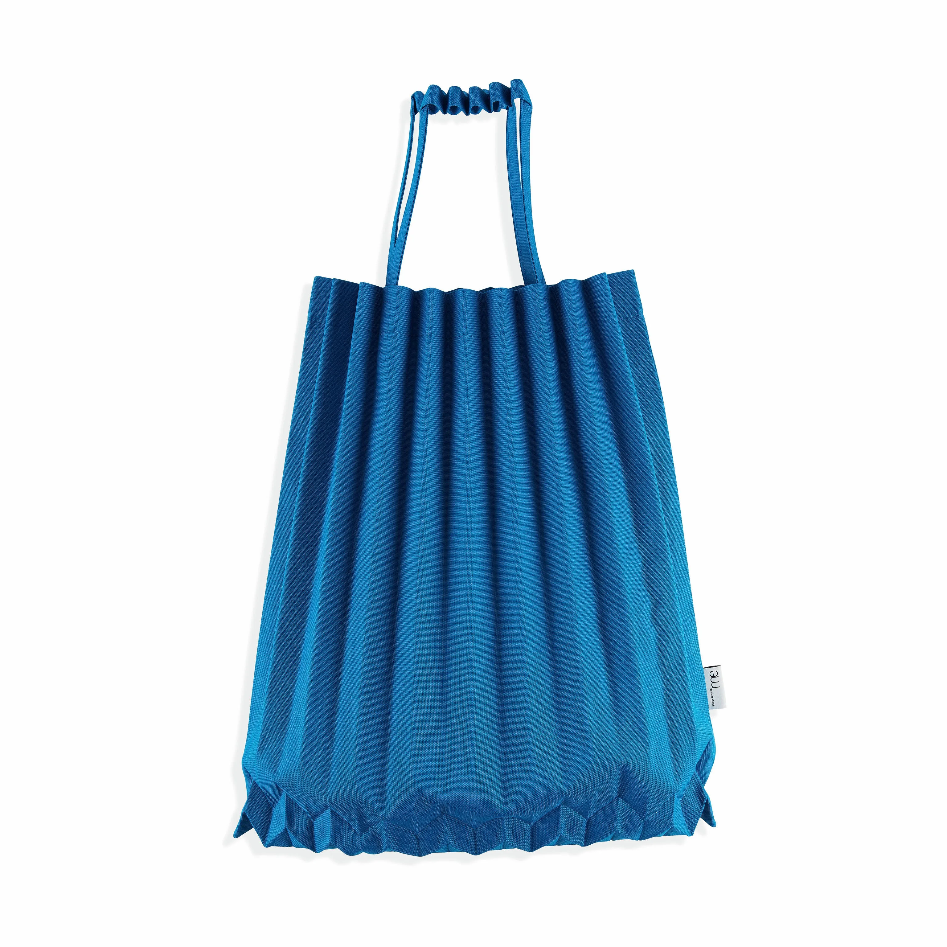 me ISSEY MIYAKE Recycled Polyester Trunk Pleats Bag - Cobalt Blue